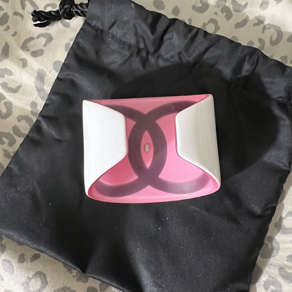 Authentic Chanel cuff bracelet. Used once. will skip with generic dustbag - Picture 2 of 2